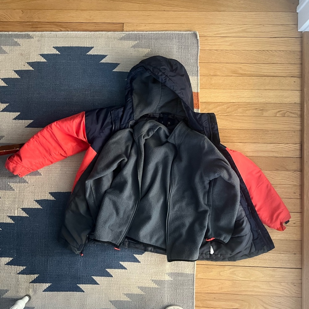 2 in 1 boys coat size 10/12